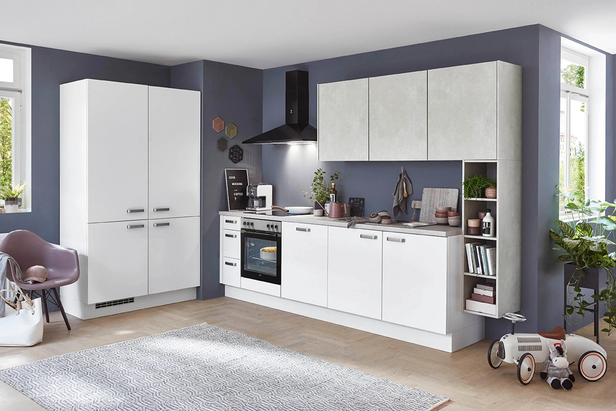 Nobilia Einbauküche Laser inkl. beko Geräten