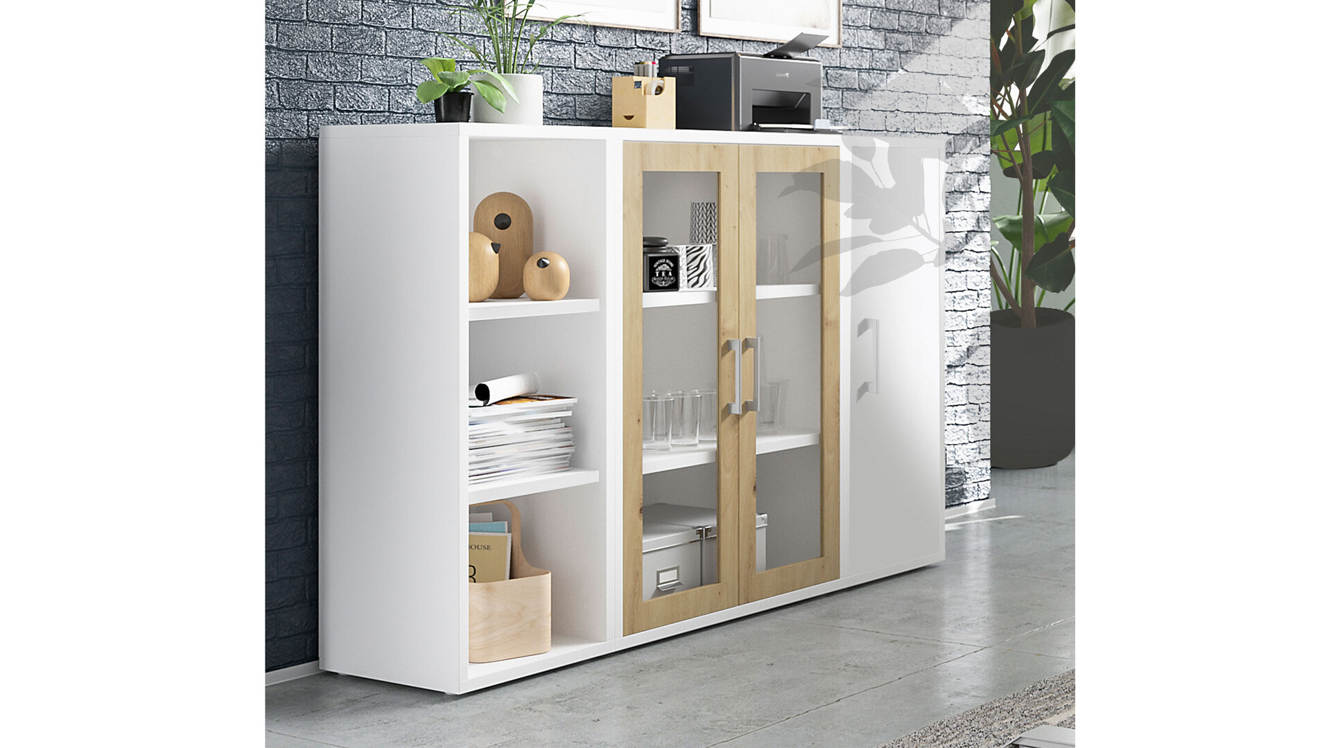 Büroprogramm Big Profi Office - 2er-Set Türen
